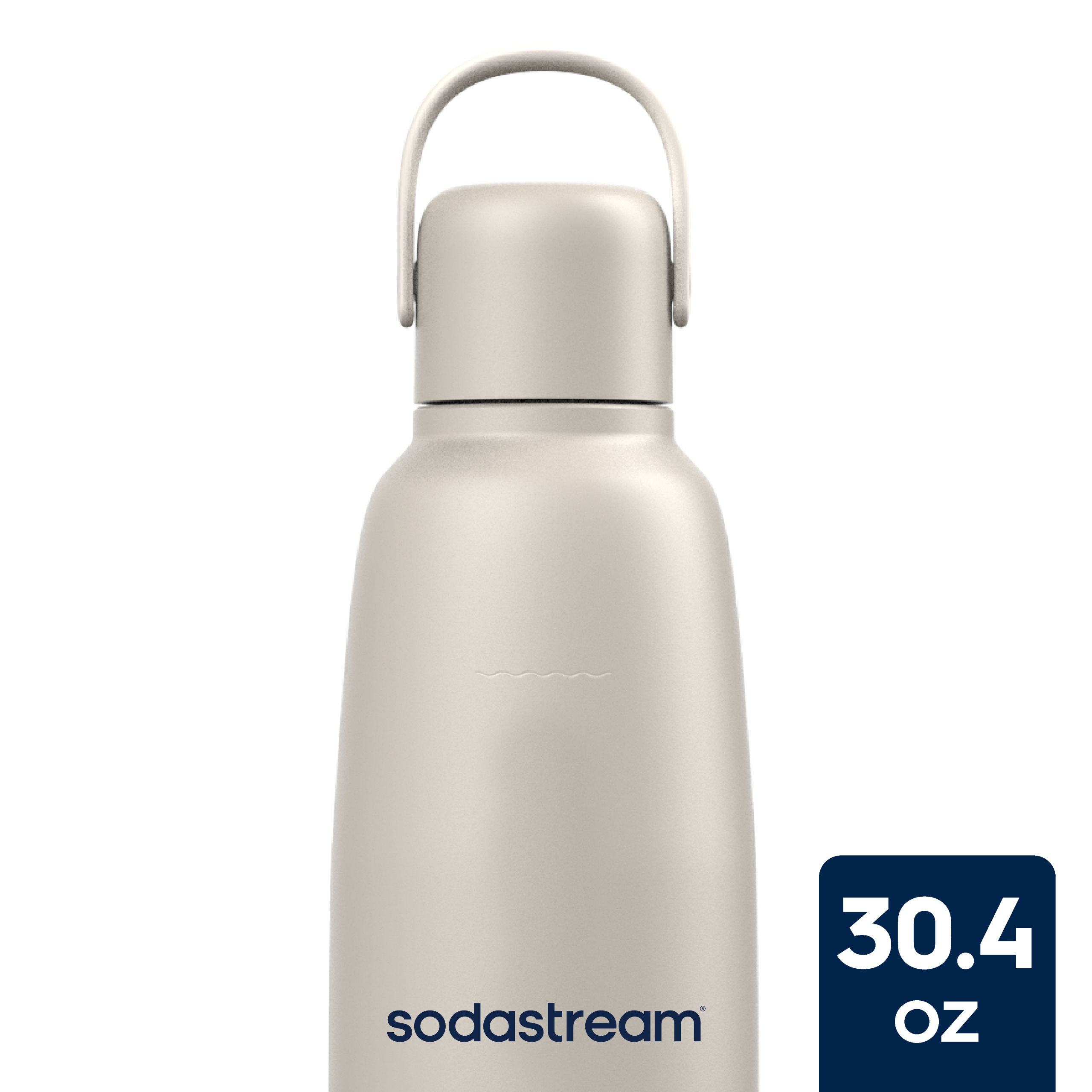 Sodastream Fizz & Go? Insulated Stainless Steel Bottle Sand 30.4 oz