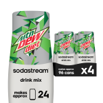 Sodastream MTN DEW? Diet Drink Mix 4 Pack 440ml