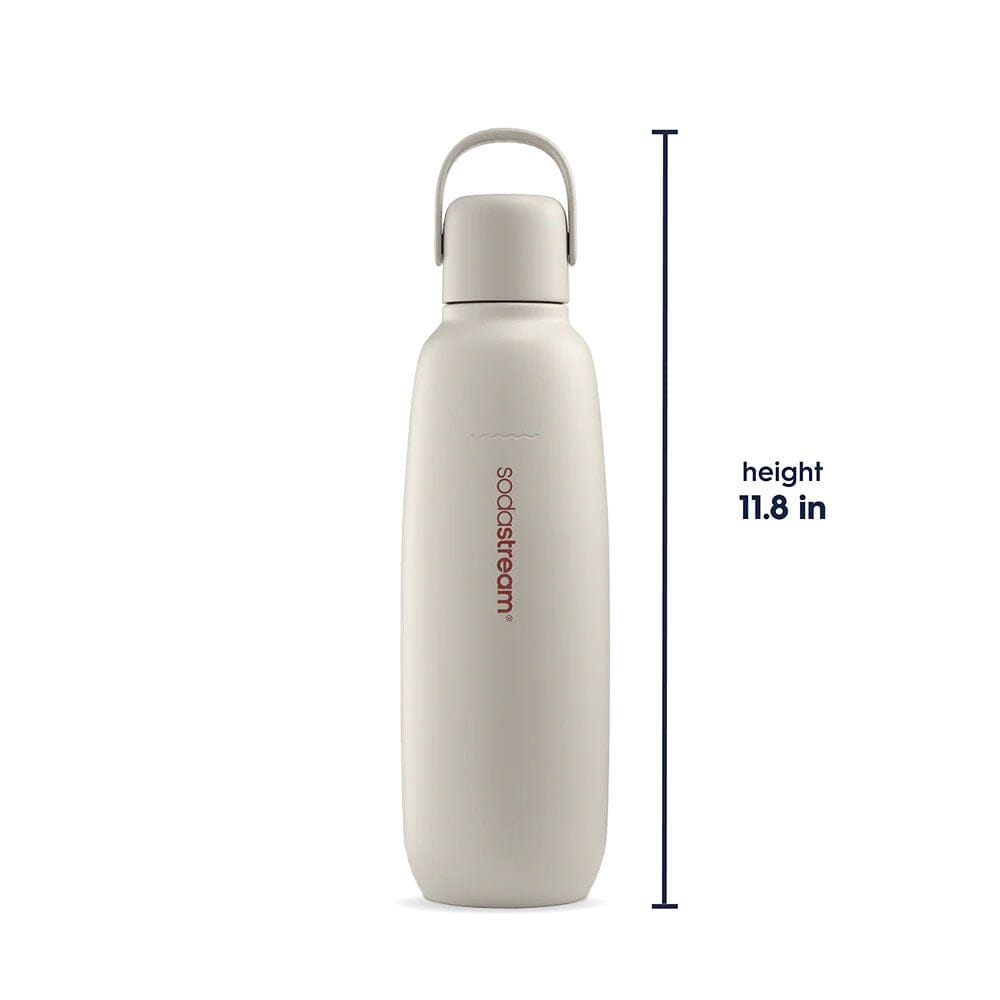 Sodastream Fizz & Go? Insulated Stainless Steel Bottle Sand 30.4 oz - 图片 3