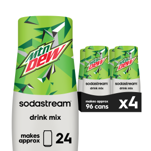 Sodastream MTN DEW? Drink Mix 4 Pack 440ml