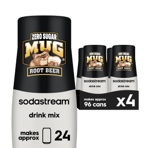 Sodastream Mug Root Beer? Zero Sugar Drink Mix 4 Pack 440ml
