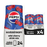 Sodastream Pepsi? Wild Cherry Drink Mix 4 Pack 440ml