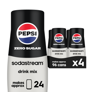 Sodastream Pepsi? Zero Sugar Drink Mix 4 Pack 440ml