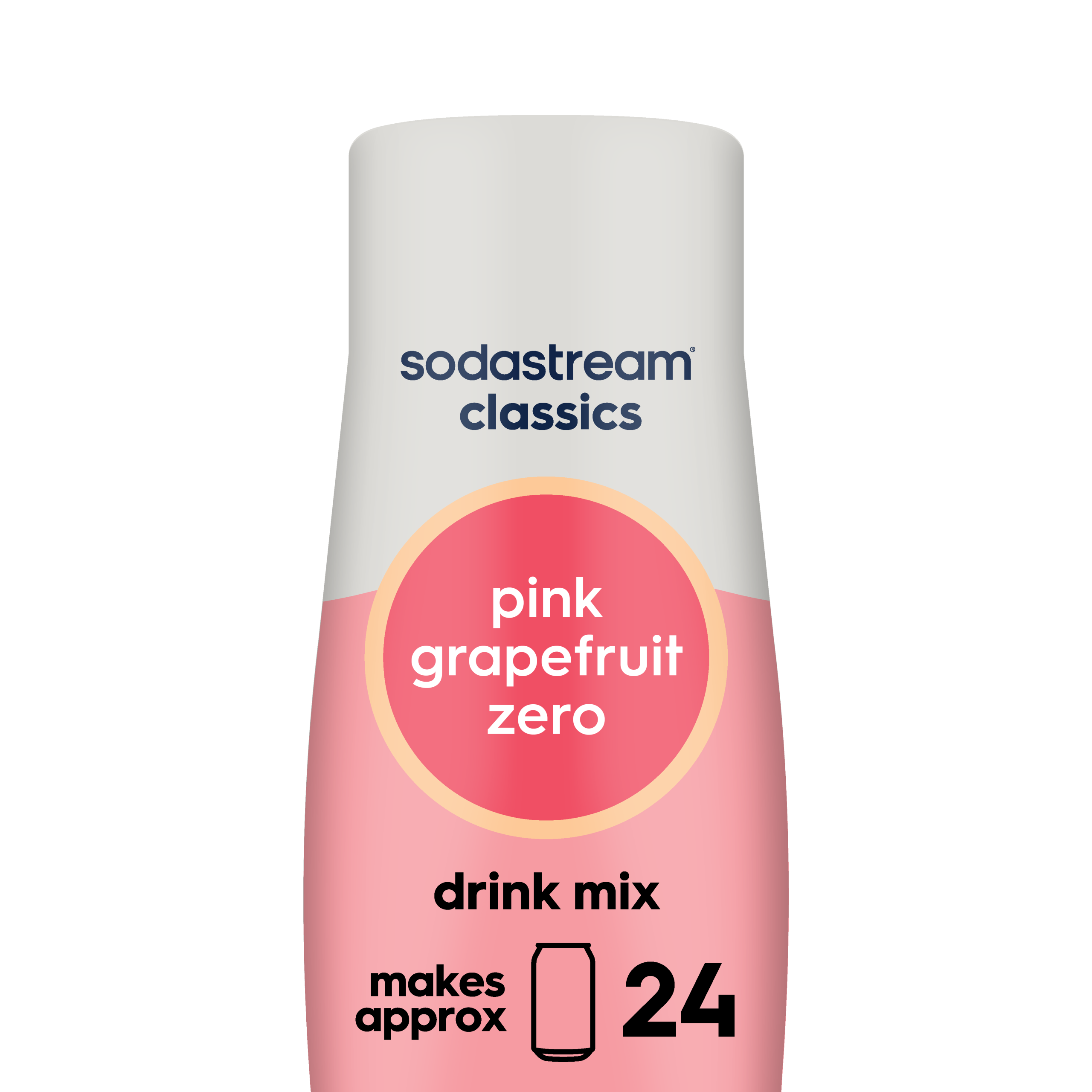 Sodastream Classics Pink Grapefruit Zero Sugar Drink Mix 440ml