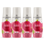 Sodastream Classics Cranberry & Raspberry Zero Sugar Drink Mix 4 Pack 440ml