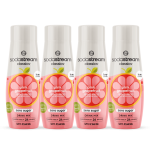 Sodastream Classics Pink Grapefruit Zero Sugar Drink Mix 4 Pack 440ml