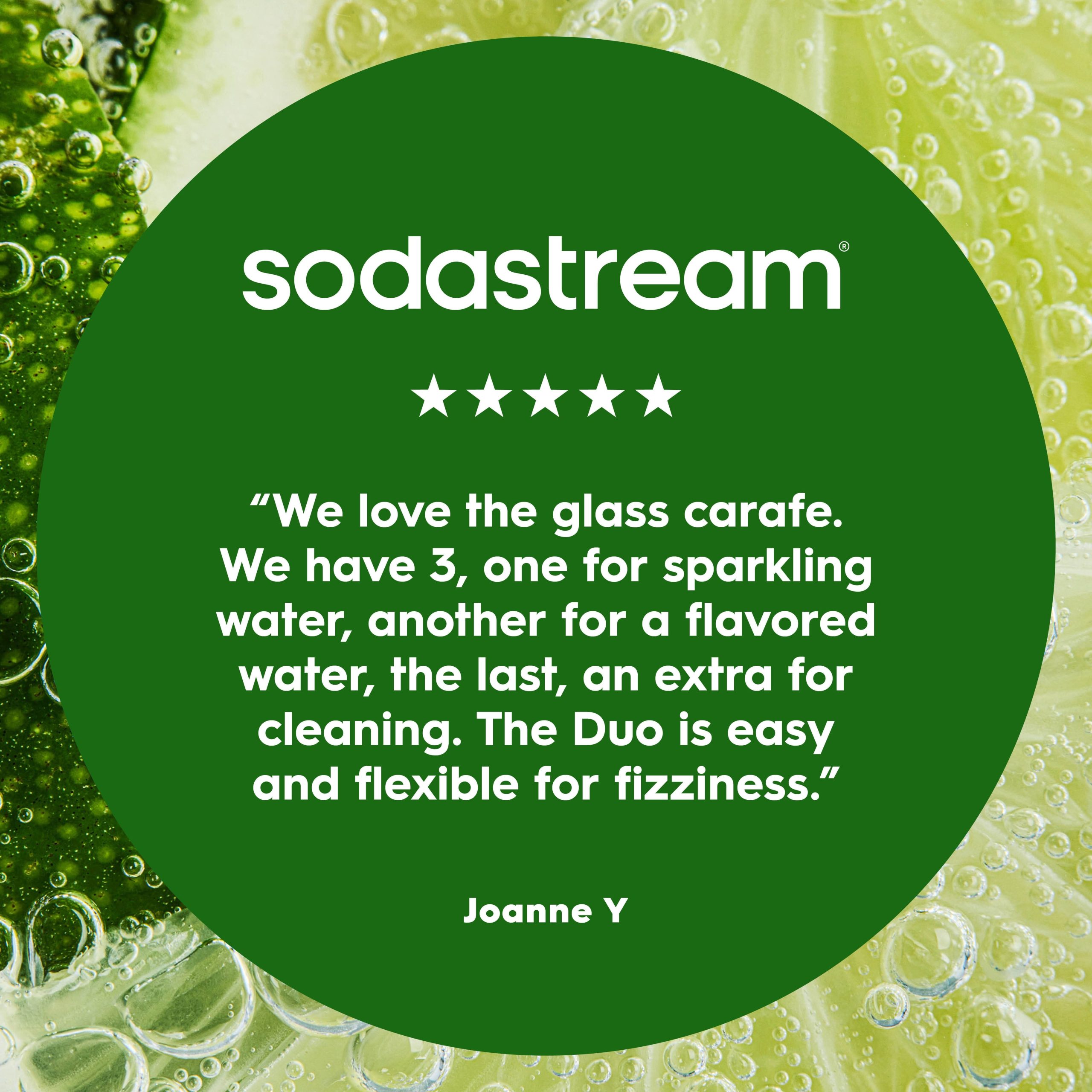 Sodastream Glass Sparkling Water Bottle 33.8 oz - 图片 3